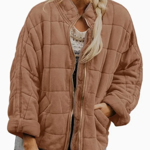 Soon NEW! Terracotta desert quilted jacket - Picture 1 of 1